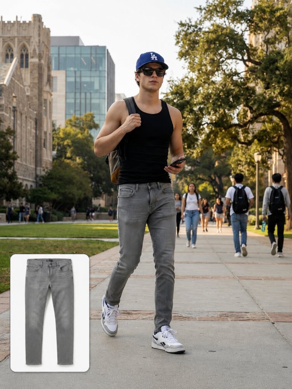 J Brand | Men's Grey Slim Fit Straight Leg Jeans Size 28
